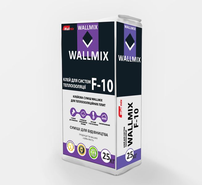 Клей для систем теплоизоляции WALLMIX F-10 77452 фото