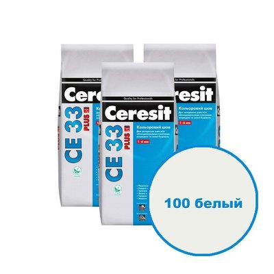 Ceresit (Церезіт) СЕ 33 PLUS 100 білий 2кг 8834 фото