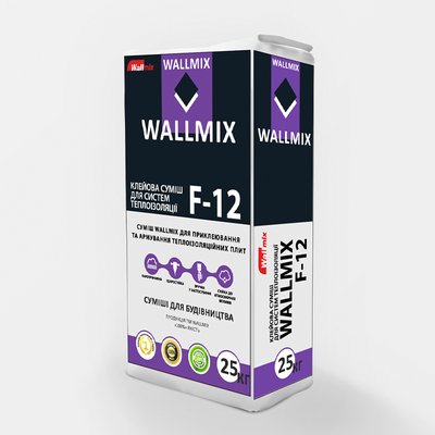 Клеевая смесь для систем теплоизоляции и армирование WALLMIX F-12 77632 фото