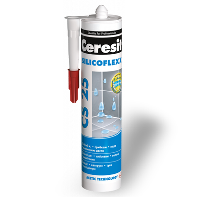 CERESIT CS 25 MicroProtect сірий - силиконовий герметик 5535 фото