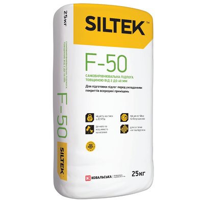 Siltek F-50 силтек Самовыравнивающийся пол 25 кг 28219 фото