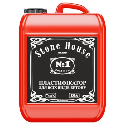 Пластифікатор StoneHouse будівельна хімія 10л 662104 фото