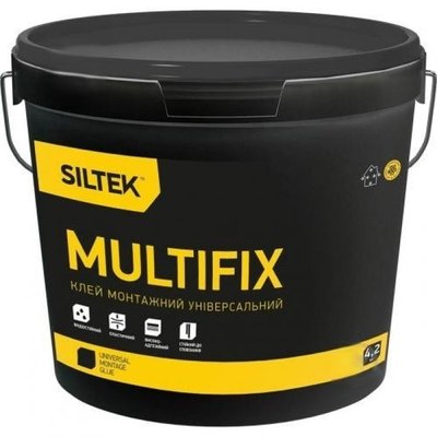 Клей монтажний універсальний Multifix Siltek (4.2кг) 5503 фото