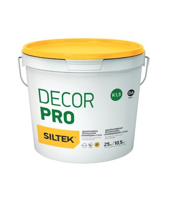 Штукатурка Siltek Dekor Pro 25кг DА (1,5) камінц 8810 фото