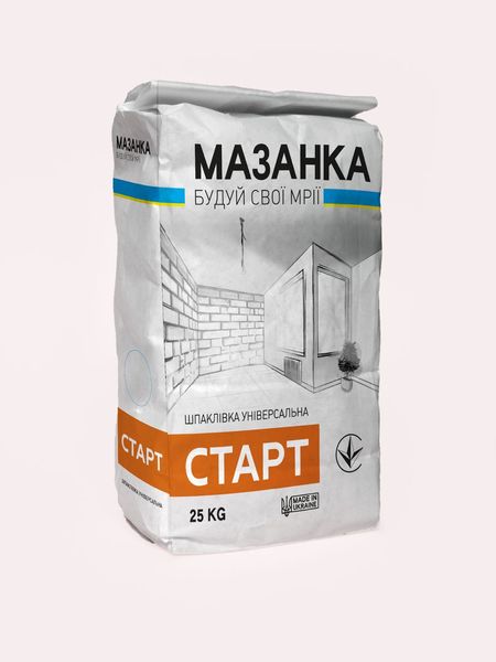 Шпаклевка Мазанка стартовая универсальная (25 кг) 9961 фото