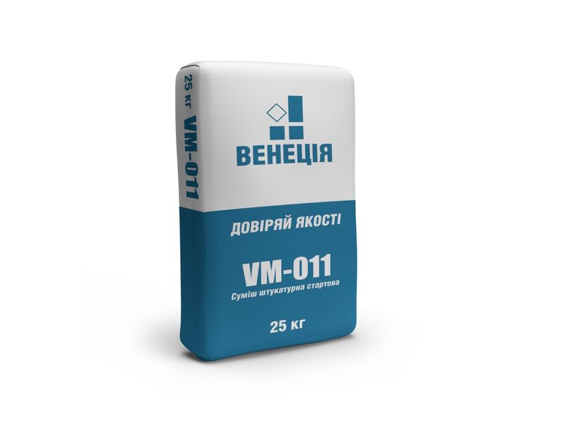 Штукатурка цементна Венеція VM-011 стартова машинна (25 кг) 4041 фото